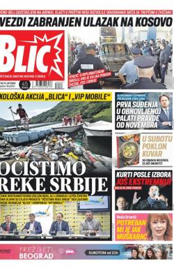 Blic - broj 8134, 10. okt 2019.