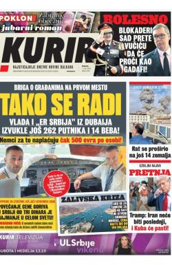 Kurir - broj 4314, 7. mar 2026.