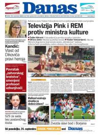 Danas - broj 7660, 19. sep 2018.