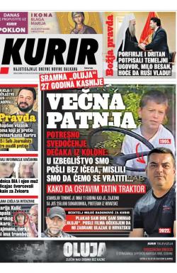 Kurir - broj 3038, 4. avg 2022.
