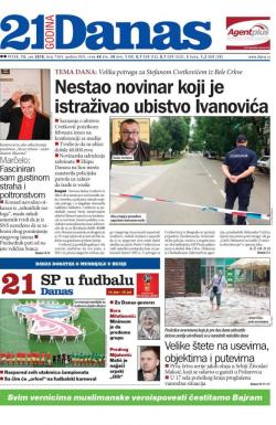 Danas - broj 7564, 15. jun 2018.
