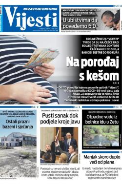 Vijesti - broj 9701, 3. maj 2025.