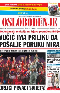 Oslobođenje - broj 24.628, 21. jun 2015.