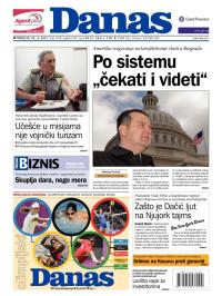 Danas - broj 5418, 30. jul 2012.