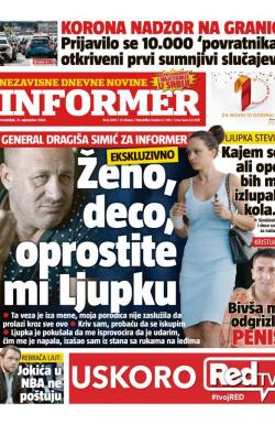 Informer - broj 2559, 21. sep 2020.