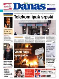 Danas - broj 5743, 20. jun 2013.