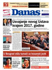 Danas - broj 6456, 3. jun 2015.