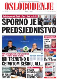 Oslobođenje - broj 24.064, 4. dec 2013.