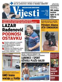 Vijesti - broj 6250, 20. avg 2015.
