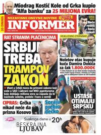 Informer - broj 1451, 1. feb 2017.