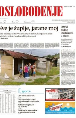 Oslobođenje - broj 25052, 22. avg 2016.