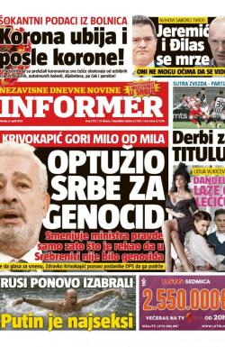Informer - broj 2723, 6. apr 2021.