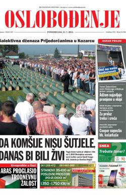 Oslobođenje - broj 24.293, 21. jul 2014.