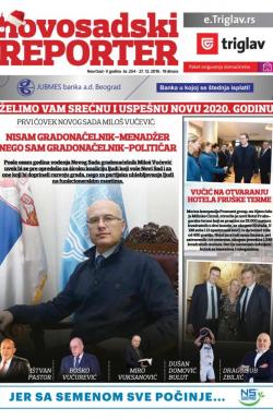 Novosadski reporter - broj 254, 27. dec 2019.