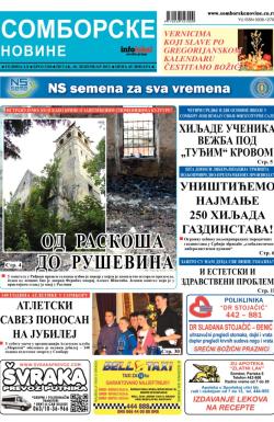 Somborske novine - broj 3104, 20. dec 2013.