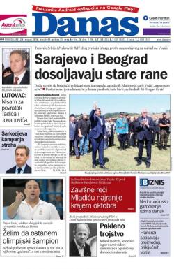 Danas - broj 6909, 29. avg 2016.