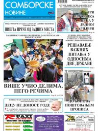 Somborske novine - broj 3319, 2. feb 2018.