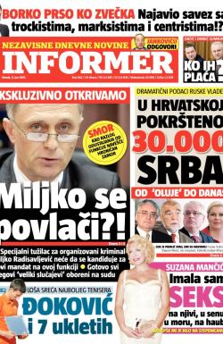 Informer - broj 942, 9. jun 2015.