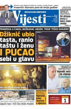 Vijesti - broj 6338, 16. nov 2015.