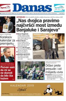 Danas - broj 7759, 27. dec 2018.