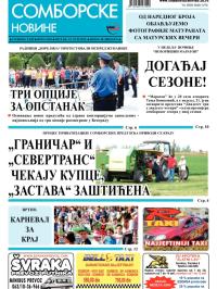 Somborske novine - broj 3181, 12. jun 2015.