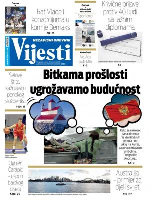 Vijesti - broj 7391, 3. nov 2018.