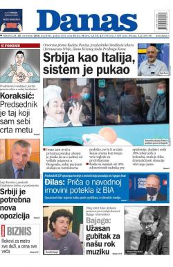 Danas - broj 8463, 30. nov 2020.
