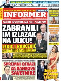 Informer CG - broj 1160, 24. feb 2016.