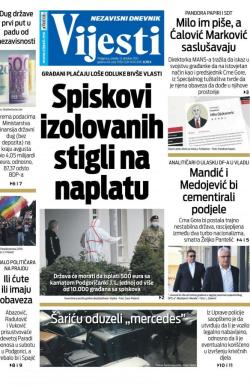 Vijesti - broj 8445, 13. okt 2021.
