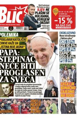 Blic - broj 7980, 9. maj 2019.