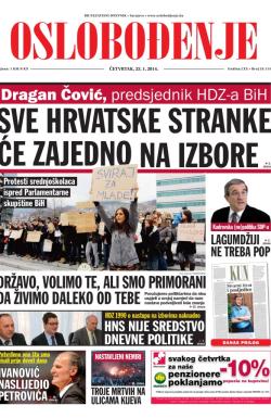 Oslobođenje - broj 24.114, 23. jan 2014.