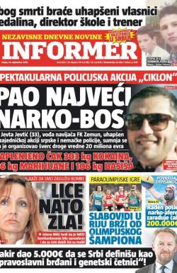 Informer - broj 1333, 14. sep 2016.