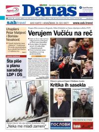Danas - broj 5840, 25. sep 2013.