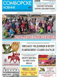Somborske novine - broj 3198, 9. okt 2015.