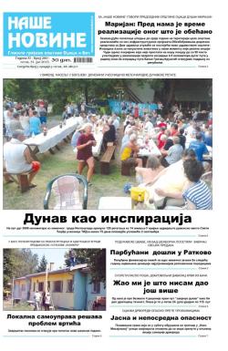 Naše novine, Odžaci - broj 260, 31. jul 2015.