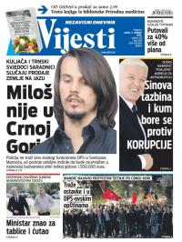 Vijesti - broj 6293, 2. okt 2015.