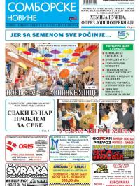 Somborske novine - broj 3240, 29. jul 2016.