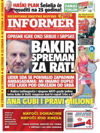 Informer - broj 1322, 1. sep 2016.