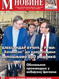 M Novine, Sr. Mitrovica - broj 797, 29. mar 2017.