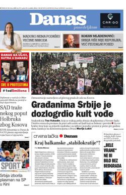 Danas - broj 7819, 25. feb 2019.