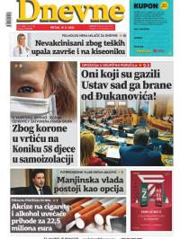 Dnevne novine - broj 3154, 19. nov 2021.