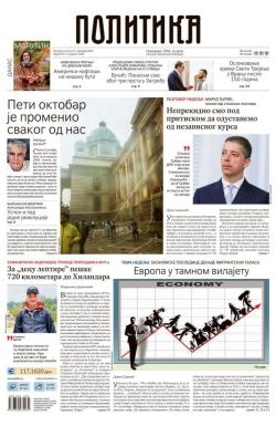 Politika - broj 40171, 5. okt 2025.