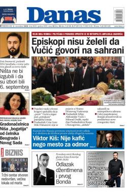 Danas - broj 8435, 2. nov 2020.