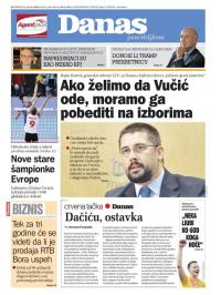 Danas - broj 8015, 9. sep 2019.