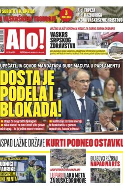 Alo - broj 6136, 16. apr 2025.