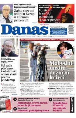 Danas - broj 8229-8331, 10. apr 2020.