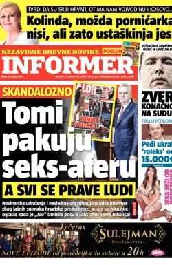 Informer - broj 829, 23. jan 2015.
