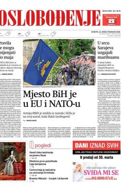 Oslobođenje - broj 25640, 14. apr 2018.