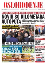 Oslobođenje - broj 24.365, 1. okt 2014.