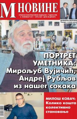 M Novine, Sr. Mitrovica - broj 829, 8. nov 2017.